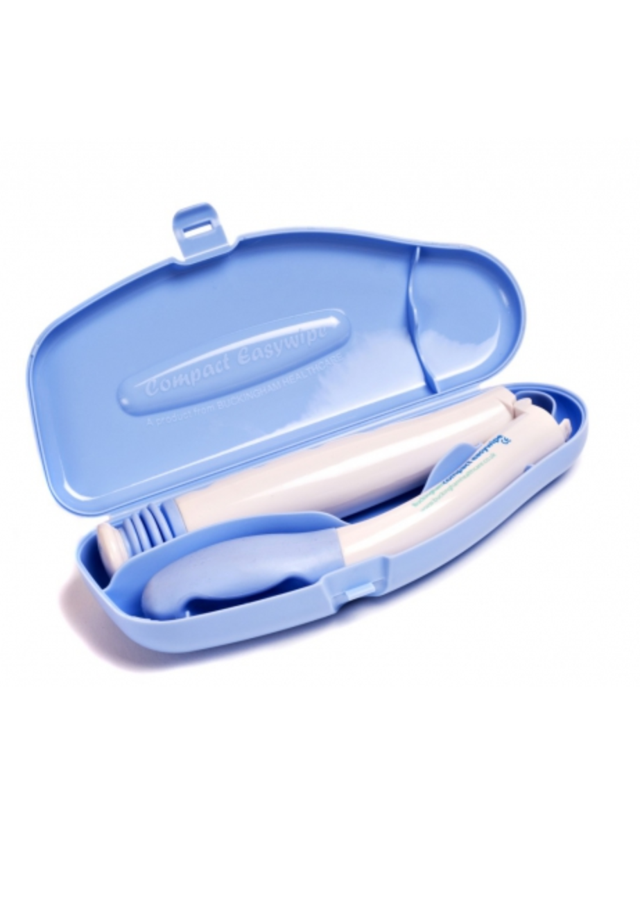 Compact Easywipe Toileting Device with Case